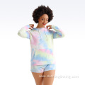 Tie dye tracksuit for women set